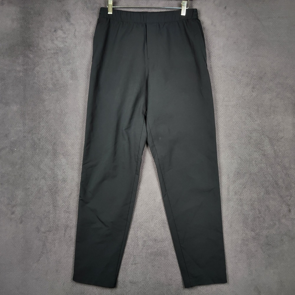 Lululemon New Venture Pique Trouser Mens Small Black Classic Tapered Fit Pants